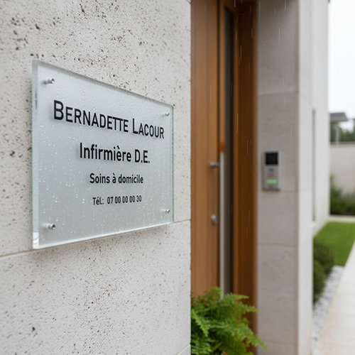 Plaques professionnelles